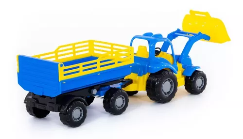 купить Машина Полесье 44808 Jucarie Tractor cu remorca si caus 6K B 2fel в Кишинёве 