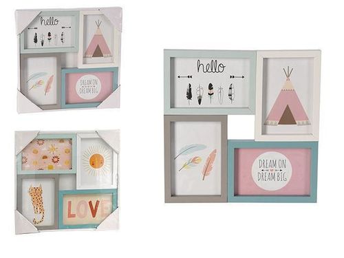 cumpără Ramă Album foto Holland 26565 коллаж 4фото (10x15cm) 29x29x2сm, МДФ în Chișinău 