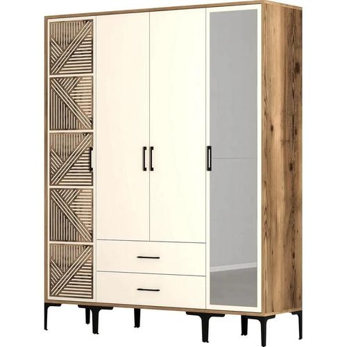 cumpără Dulap Trendy Kumsal PTR-Nuc, Crema în Chișinău 