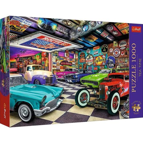 купить Пазл Trefl 10845 Puzzle 1000 Premium Plus. Colectionari Auto в Кишинёве 