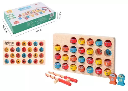 купить Настольная игра miscellaneous 12207 din lemn Pescuit 2in1 746629 в Кишинёве 