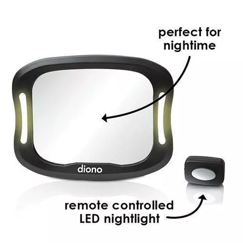 cumpără Accesoriu auto Diono D60344 oglinda retrovizoare cu Lumina Easy View XXL în Chișinău 