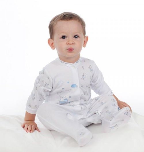купить Детское постельное белье New Baby 36722 человечек без рукавов Bears blue 68 (4-6m) в Кишинёве 