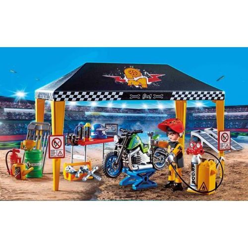 купить Конструктор Playmobil PM70552 Stunt Show Service Tent в Кишинёве 