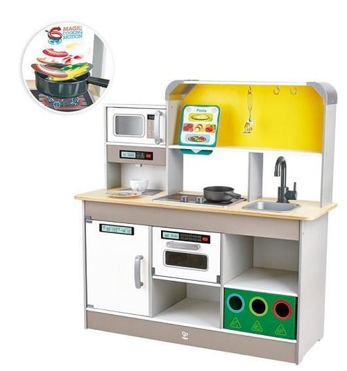 cumpără Complex de joacă pentru copii Hape E3177 Bucătărie din lemn cu friteuză Deluxe în Chișinău 