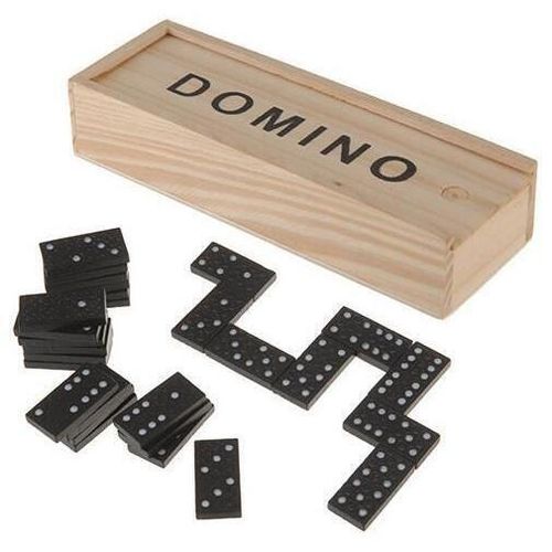 купить Настольная игра Promstore 49533 Игра настольная Домино в деревянной коробке в Кишинёве 