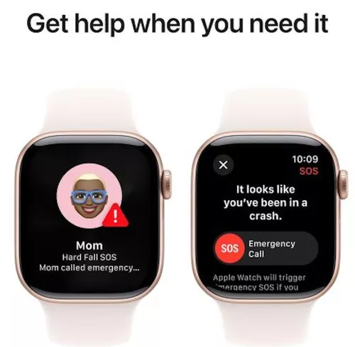 купить Смарт часы Apple Watch Series 10 GPS 42mm Rose Gold Aluminium Case with Light Blush Sport Band - S/M MWWH3 в Кишинёве 