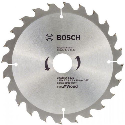 купить Диск отрезной Bosch 2608644376 Диск ECO для дерева 190x2,2/1,4x30 24T в Кишинёве 
