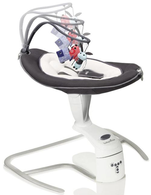 купить Детское кресло-качалка Babymoov A055008 Swoon Motion Zinc cu conectare la priza в Кишинёве 