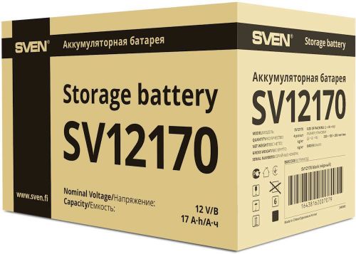 cumpără Încărcătoare și Acumulatoare Sven SV12170, Battery 12V 17AH în Chișinău 