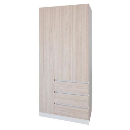 купить Шкаф Smartex (15860) N15 100cm Alb+St.Deschis в Кишинёве 