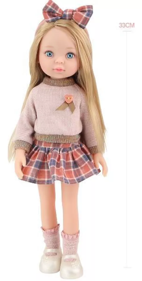 купить Кукла Essa 91099-G Păpușa Mica Milly cu accesorii, 33 cm в Кишинёве 