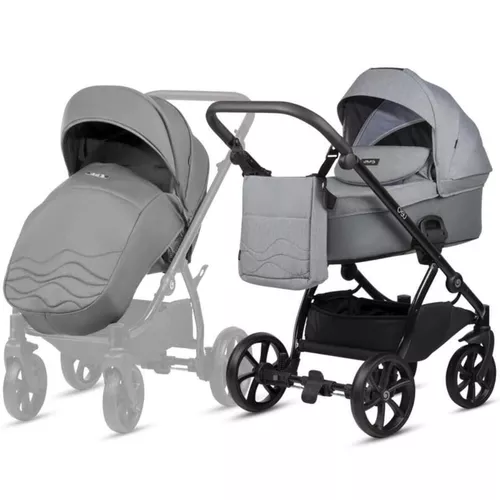 cumpără Сărucior pentru copii Tutis 2in1 LEO+ Stone Grey (1222227) în Chișinău 