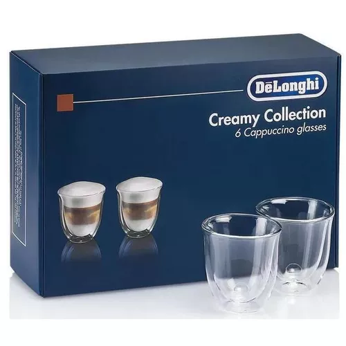 купить Стакан DeLonghi DLSC301 SET 6 Glasses Cappuccino 190ml в Кишинёве 