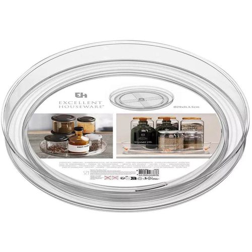 cumpără Accesoriu pentru bucătărie Excellent Houseware 55534 Organizator rotativ pentru frigider D29cm, H3.5cm, plastic în Chișinău 