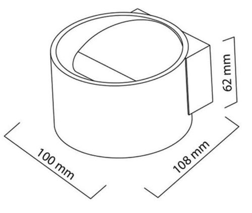 купить Бра Horoz Sisam 8 Вт (029006000802) в Кишинёве 