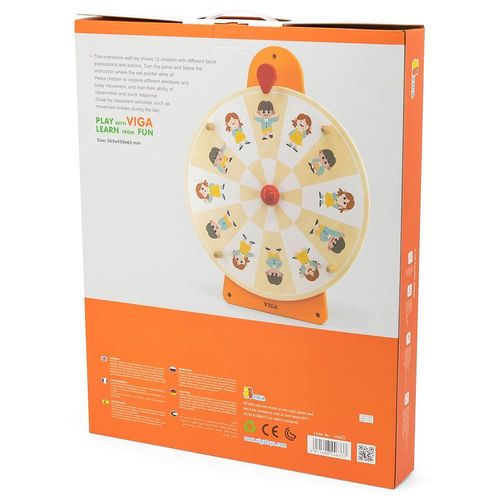 купить Головоломка Viga 44633 Joc educațional de perete Mișcarea și expresiile в Кишинёве 