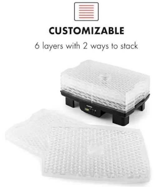 купить Сушка для фруктов Klarstein Bananarama Black в Кишинёве 