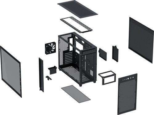 купить Корпус для ПК ASUS PRIME AP303 TG Black no PSU в Кишинёве 