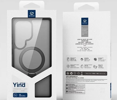 cumpără Husă pentru smartphone Dux Ducis Samsung Galaxy S25 Ultra Yind Mag 360 Stand, Black în Chișinău 