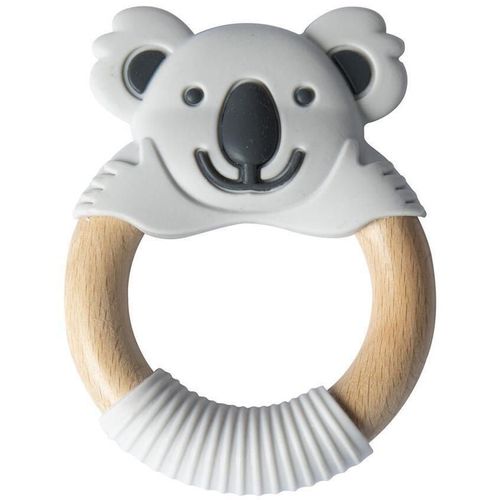 купить Игрушка-прорезыватель Bibipals Teething Ring Koala, Grey and Charcoal в Кишинёве 