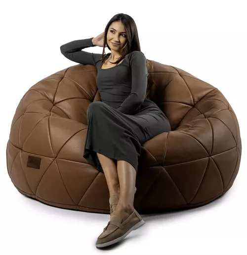 купить Кресло-мешок Because Royal Cafeniu (140x140x50cm) в Кишинёве 