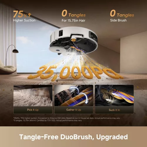 купить Пылесос робот Dreame X60 Ultra White в Кишинёве 