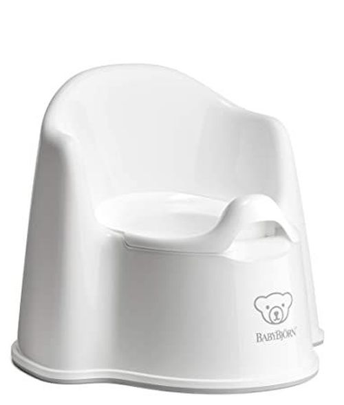 Olita cu protectie spate BabyBjorn Potty Chair White 