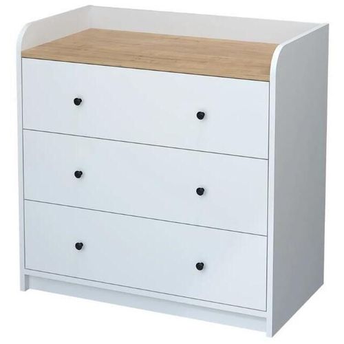 купить Комод Bofigo 12-50-41 Sapphire Oak/White в Кишинёве 