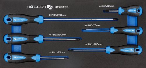 cumpără Sistem de depozitare a instrumentelor Hoegert HT7G045-159 Тележка инструментальная 6 ящиков, 159 предмета în Chișinău 