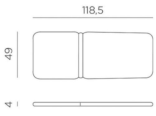 купить Стул Nardi Saltea CUSCINO DARSENA caffe 36316.00.165 в Кишинёве 