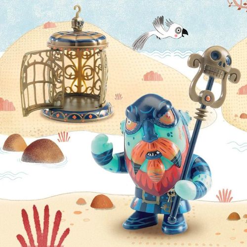купить Игрушка Djeco DJ06820 Figurina Piratul Gnomus&Ze Cage в Кишинёве 