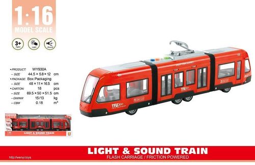 cumpără Mașină Wenyi 930A 1:16 Tramvai cu fricțiune în Chișinău 