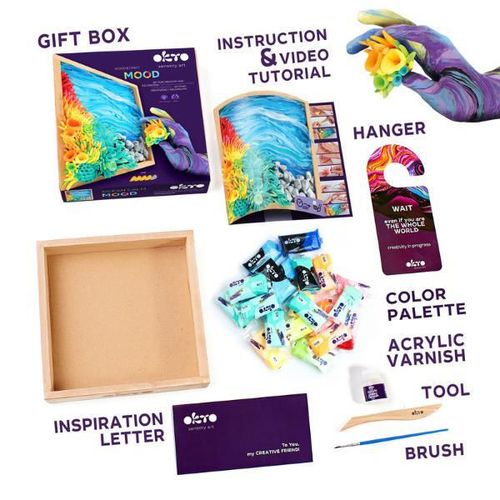 cumpără Set de creație Okto 10015 DIY Set de plastilină ușoară Liniștea Oceanului în Chișinău 