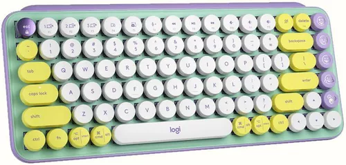 купить Клавиатура Logitech POP Keys With Emoji Keys, Mint в Кишинёве 