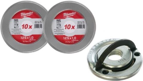cumpără Set de tubulare, bite, duze Milwaukee 4932492888 set de discuri abrazive PRO+ 125 x 1mm + piulita Fixtec în Chișinău 
