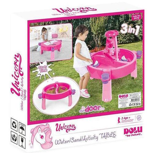 cumpără Complex de joacă pentru copii Dolu 2570 DL Masuta pentru joaca cu nisip si apa Unicorn, 45968 în Chișinău 