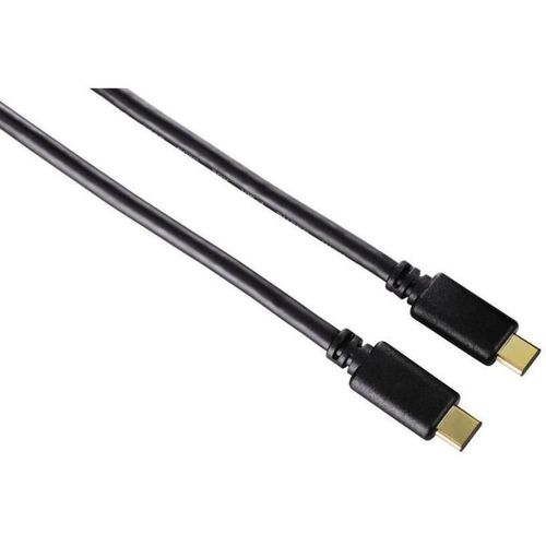 cumpără Cablu telefon mobil Hama 135719 USB 2.0 Type C Cable, gold-plated, double shielded, 0.75 m în Chișinău 