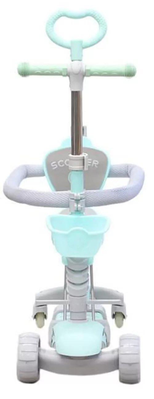 купить Самокат New World HBC010 Trotineta pentru copii 5in1 verde, 61525 в Кишинёве 