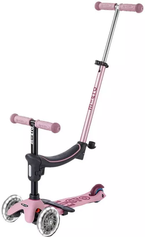 cumpără Trotinetă Micro MMD382 Mini2Grow Deluxe LED 2.0 Dusty Rose în Chișinău 