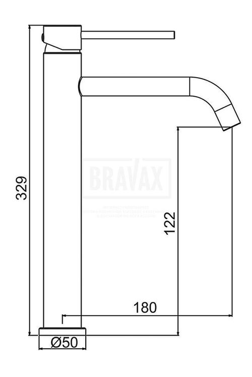 cumpără Baterie lavoar Frap F 10807-26 (lavoar innalt) INOX NEGRU în Chișinău 