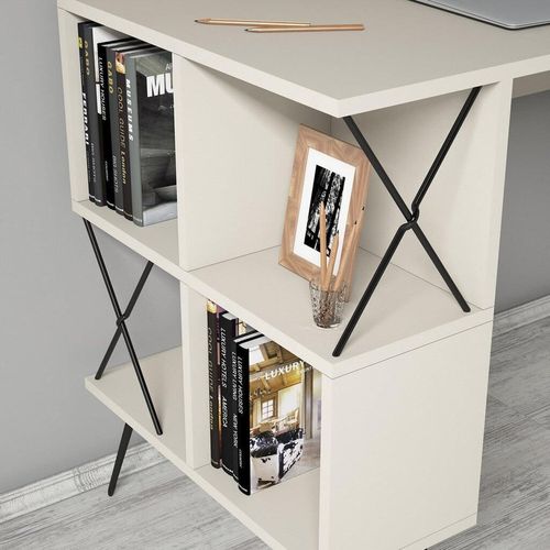 купить Офисный стол Trendy Extra 2, Crema 120x78x60cm в Кишинёве 