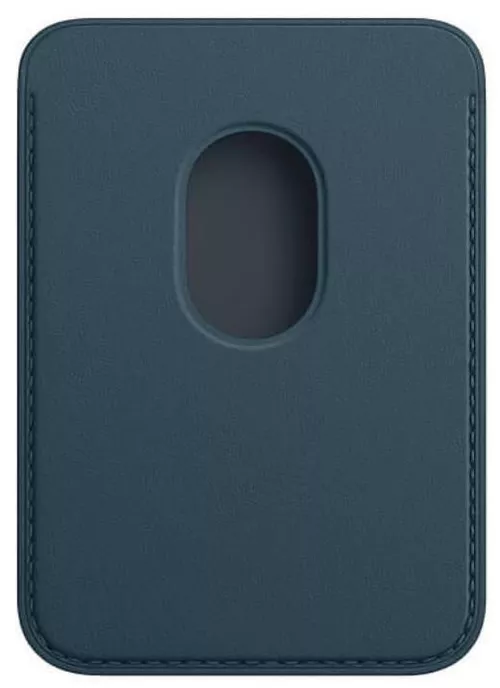 cumpără Husă pentru smartphone Apple iPhone Leather Wallet with MagSafe Baltic Blue MHLQ3 în Chișinău 