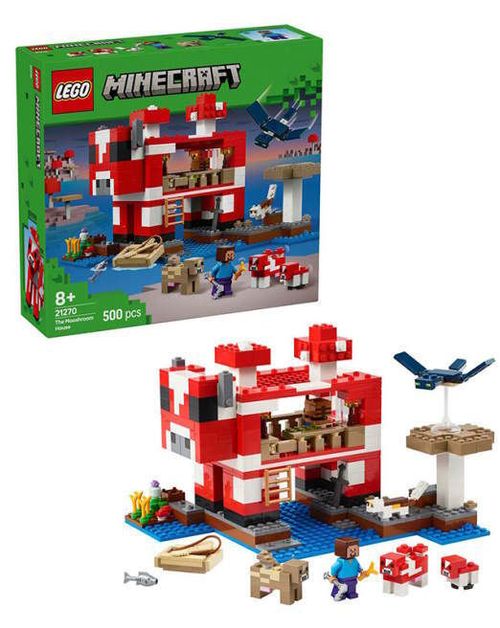 cumpără Set de construcție Lego 21270 Minecraft Casa de vaci cu ciuperci în Chișinău 