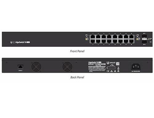 купить Ubiquiti EdgeSwitch 16 (ES-16-150W), 16-Port Gigabit RJ45, 2-ports SFP, 150W, POE+ IEEE 802.3af/at and 24V Passive PoE, PoE Output 150W, Non-Blocking Throughput: 18 Gbps, Switching Capacity: 36 Gbps, Rackmountable
(retelistica switch/сетевой коммутатор) в Кишинёве 