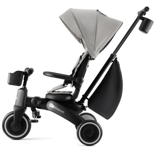 cumpără Bicicletă-cărucior KinderKraft Jazz 2 KRJAZZ02GRY0000 Rocket Grey în Chișinău 