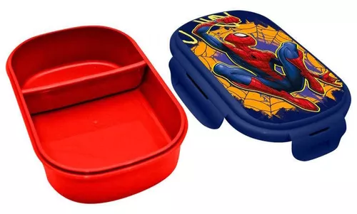 купить Контейнер для хранения пищи KiDS Licensing SP50071 Rectangular Lunch Box With Cutlery Spiderman в Кишинёве 