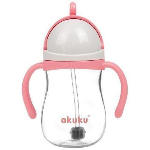 cumpără Cană cu pai Akuku A0676 Weighted Straw Pink în Chișinău 
