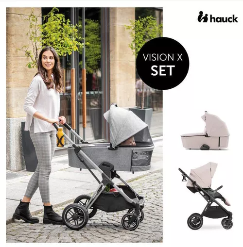 cumpără Сărucior pentru copii Hauck Vision X Set Black Melange Beige în Chișinău 