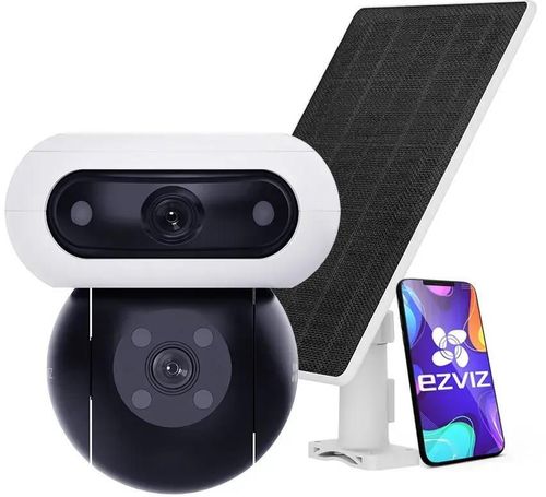 купить Камера наблюдения EZVIZ CS-CB90x/SP-R100 IP PTZ (4+4Mpx)+Solar Panel в Кишинёве 